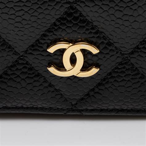 chanel yen wallet caviar|Small leather goods — Fashion .